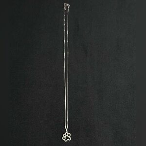 Silver Paw Print Necklace